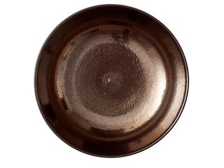 Bitz Salatschssel aus Steinzeug 24 cm Durchmesser schwarz/bronze