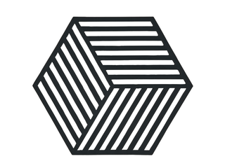 Zone Denmark Trivet Hexagon Topfuntersetzer schwarz