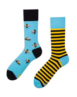 Many Mornings Lange Socken Bee Bee