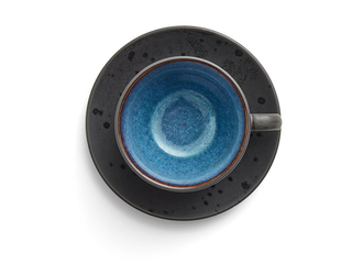 Bitz Kaffeetassen mit Untertasse 4-teiliges Set mehrfarbig