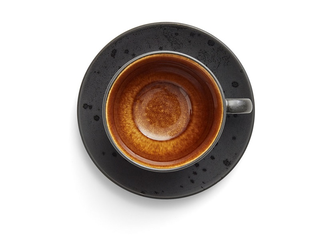 Bitz Kaffeetassen mit Untertassen 4-teiliges Set mehrfarbig