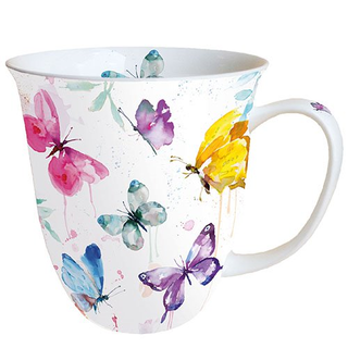 Ambiente Becher Butterfly collection 0.4 L mehrfarbig