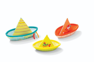 Lilliputiens Drei kleine Boote mehrfarbig