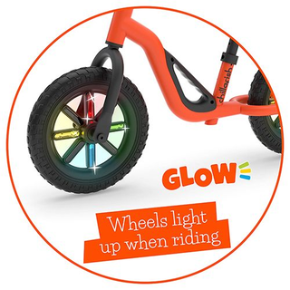 Chillafish Charlie Glow Lightweight Balance Bike orange