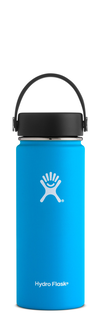 Hydro Flask Trinkflasche 18oz/532ml Wide Mouth Pacific Blau